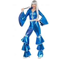 Karnavalinis kostiumas "Disco", mėlynas (165-175 cm/S)