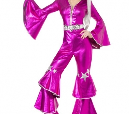 Kostiumas "Disco", rožinis (165-175 cm)