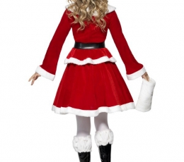 Karnavalinis kostiumas "Mis Santa" (165-175 cm) 2