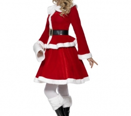 Karnavalinis kostiumas "Mis Santa" (165-175 cm) 0