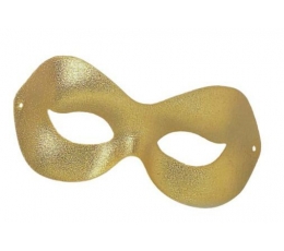 Kaukė - domino "Fashion"/auksinė