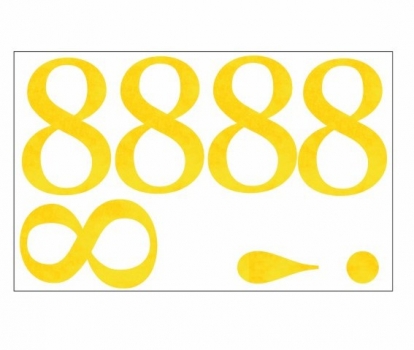 Lipdukai / skaičiukas "8" (1 vnt)