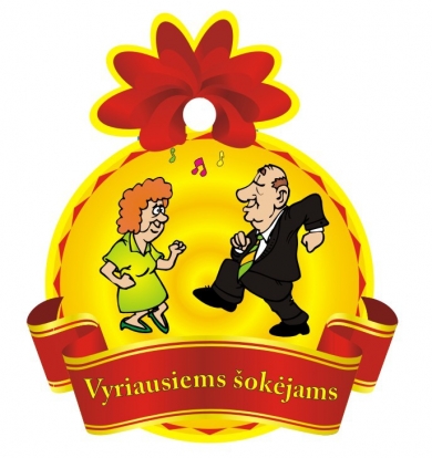 Medalis "Vyriausiem šokėjam" (9cm.)