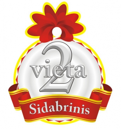 Medalis"Sidabrinis - 2 Vieta" (9cm.)