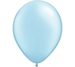 Balionai, melsvi perlamutriniai (100vnt./13cm. Q5)