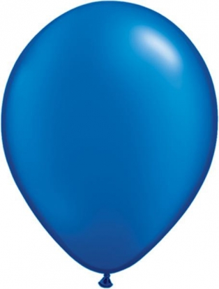 Balionai, mėlyni perlamutriniai (100vnt./13cm.)