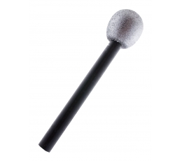 Mikrofono imitacija / sidabrinis (1 vnt./26 cm.)