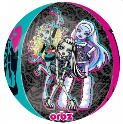 Folinis balionas-orbz, "Monster High" (43x45 cm.)