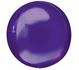 Фольгированный шарик,орбз- фиолетовый (38 х 40 см)