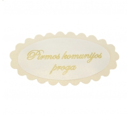 Palinkėjimų kortelė "Pirmoji komunija" 