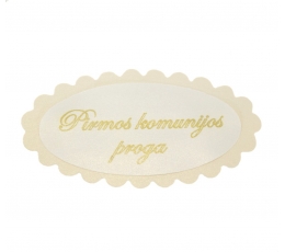 Palinkėjimų kortelė "Pirmoji komunija" 