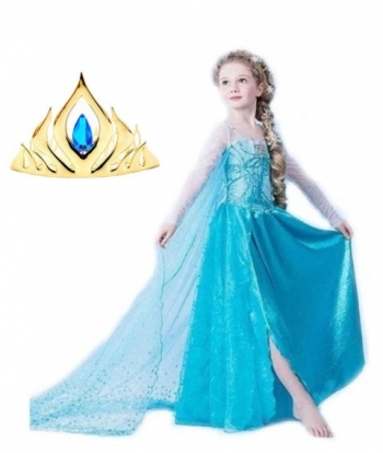 Princesės tiara "Mėlynas lašas" (1 vnt.)