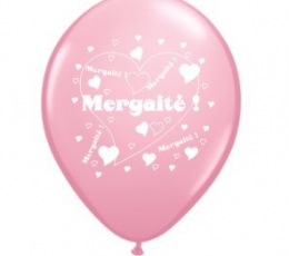 Balionai "Mergaitė" / rausvi (10 vnt./28cm.)