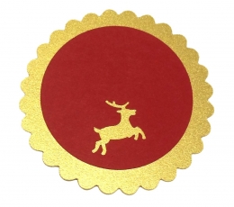 Vardo kortelė "Elnias" (4 vnt.)