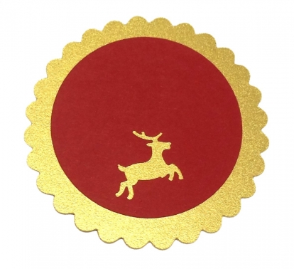 Vardo kortelė "Elnias" (4 vnt.)