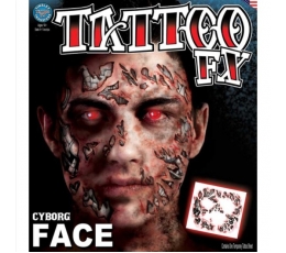 Vienkartinė tatuiruotė "Kyborgas"