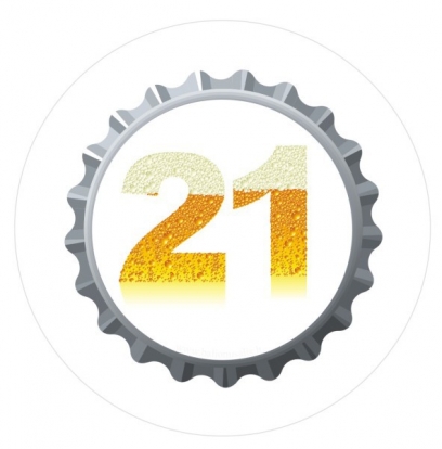 Žetons. Alus cienītājiem "21" (7,7 cm.)