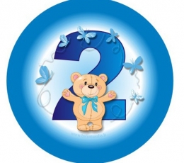 Märk Mõmmi "2" (5,5 cm)