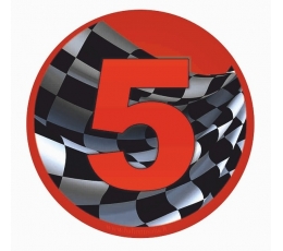 Ženkliukas Ratai "5" (7.7cm.)
