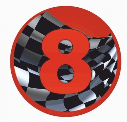 Ženkliukas Ratai "8" (7.7cm.)