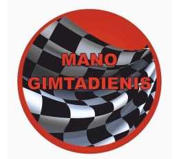 Ženkliukas Ratai "Mano gimtadienis" (7.7cm.)