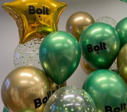 Personalizuoti lipdukai "Bolt"