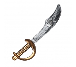 Pirato kardas su kaukole (37 cm)