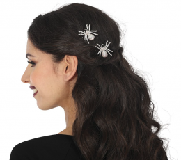 Plaukų segtukai "Blizgantys vorai" (2 vnt.) 1