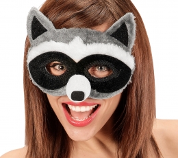 Pliušinė kaukė "Barsukas" 1