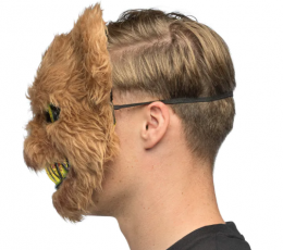 Pliušinė kaukė "Pamišęs meškinas" 2