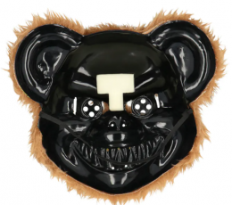 Pliušinė kaukė "Pamišęs meškinas" 3