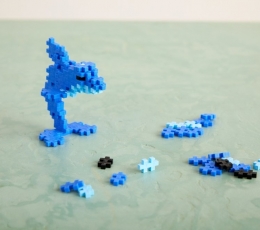 Plus Plus konstruktorius "Spalvotas Delfinas", 100 detalių 2