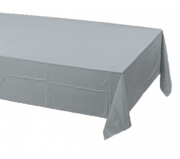 Popierinė staltiesė, pilka (137x274 cm)