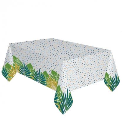 Popierinė staltiesė "Tropikų lapai" (120x180 cm)