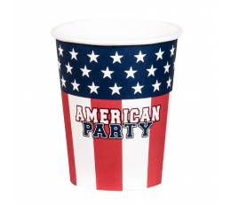 Puodeliai "American party" (10 vnt./210 ml)