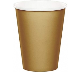 Puodeliai, auksiniai (8 vnt./266 ml)
