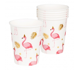 Puodeliai "Flamingai" (6 vnt./250 ml)