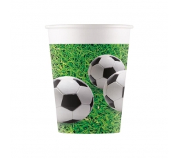 Puodeliai "Futbolas" (8 vnt./200 ml)