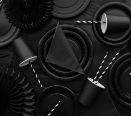 Puodeliai, juodi (6 vnt./250 ml) 1