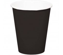 Puodeliai, juodi (8 vnt./350 ml)