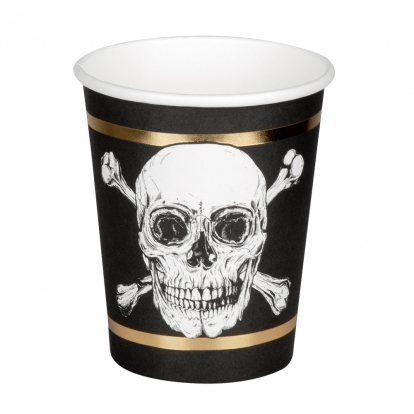 Puodeliai "Kaukolės" (6 vnt./250 ml)