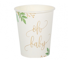 Puodeliai "Oh baby green" (8 vnt./255 ml)