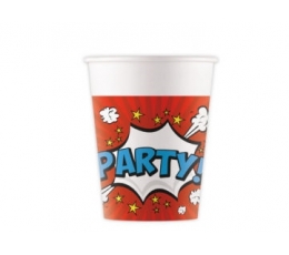 Puodeliai "Pop Art" (8 vnt./200 ml)