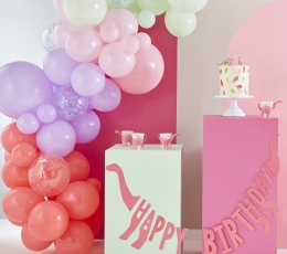 Puodeliai "Rožiniai dinozaurai" (8 vnt./255 ml) 3