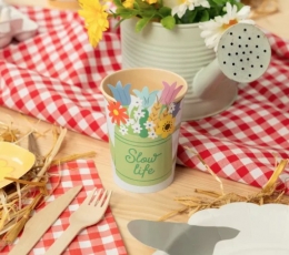 Puodeliai su dekoracijomis "Fermos gyvūnai" (6 vnt./270 ml) 4