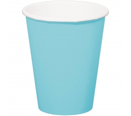 Puodeliai, žydri (8 vnt./350 ml)
