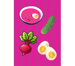 PVC Šaltibarščių dekoracijos