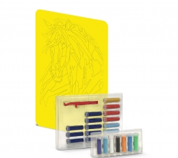 RC piešimo smėliu rinkinys "Žirgas" 1