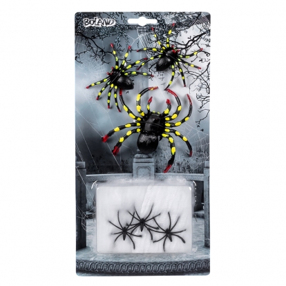 Rinkinys Helovinui "Vorai su tinklu" (5 g., 6 vorai)