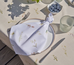 Servetėlė "Lamina", medžiaginė balta  (45x45 cm) 3